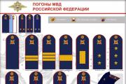 Звания в полиции россии по погонам